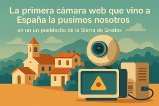 Primera cámara web en Gredos